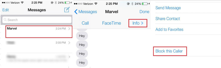 block iphone messages in messages app
