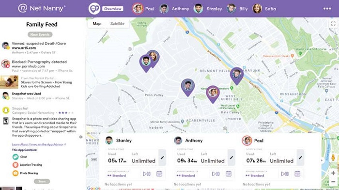 net nanny parental control