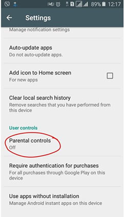 block porn for google play