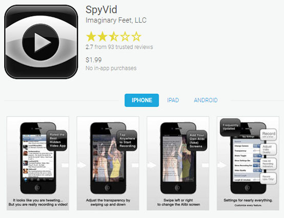 spyvid monitor iphone without apple id